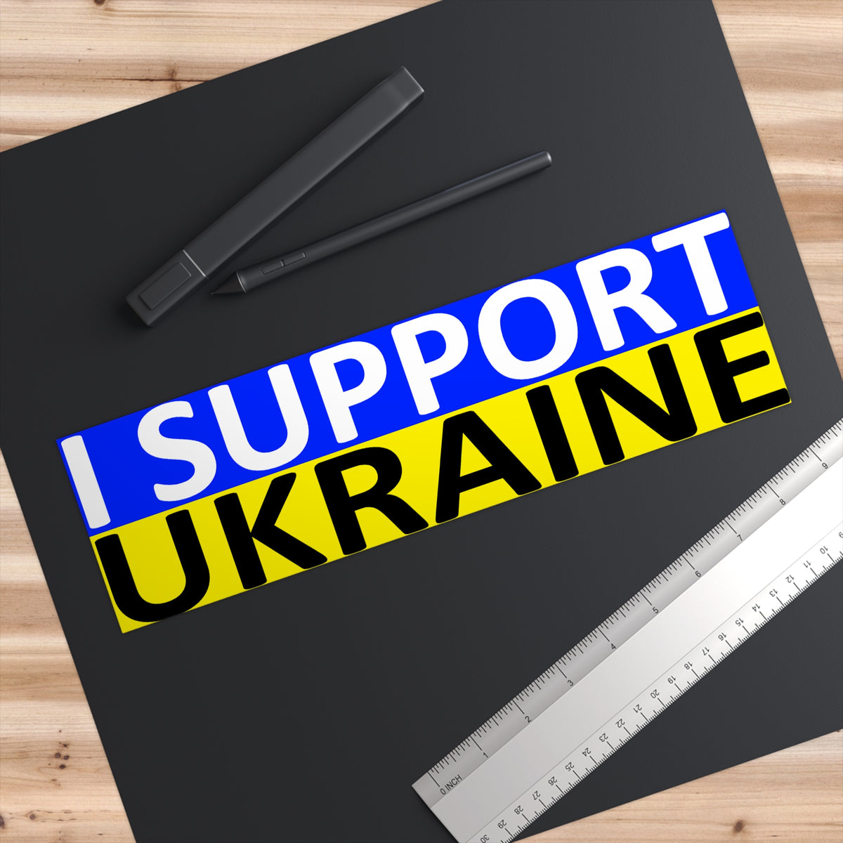 I SUPPORT UKRAINE Bumper Sticker