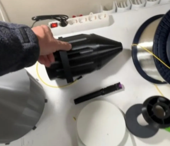 Fiber Optic Visual flaw detector for a secret drone lab in UKRAINE