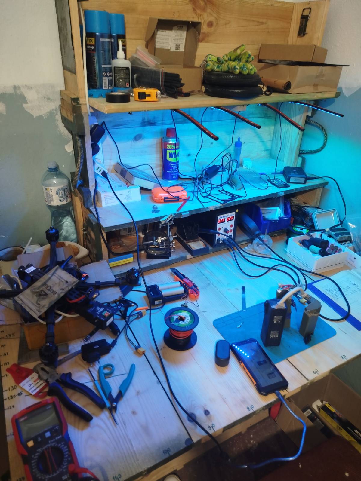 Angle Screwdriver for secret fiber optic drone lab in UKRAINE