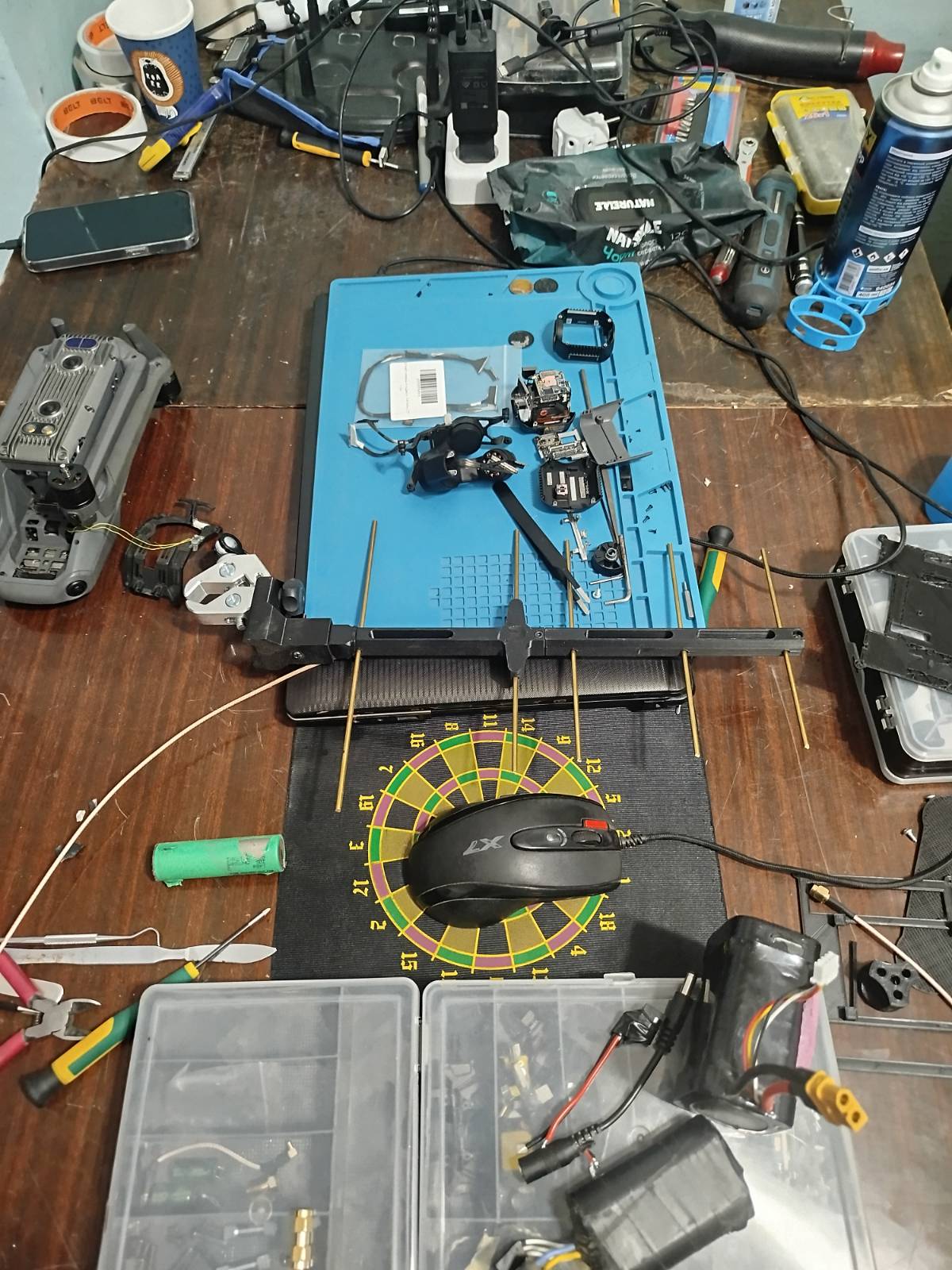 Angle Screwdriver for secret fiber optic drone lab in UKRAINE