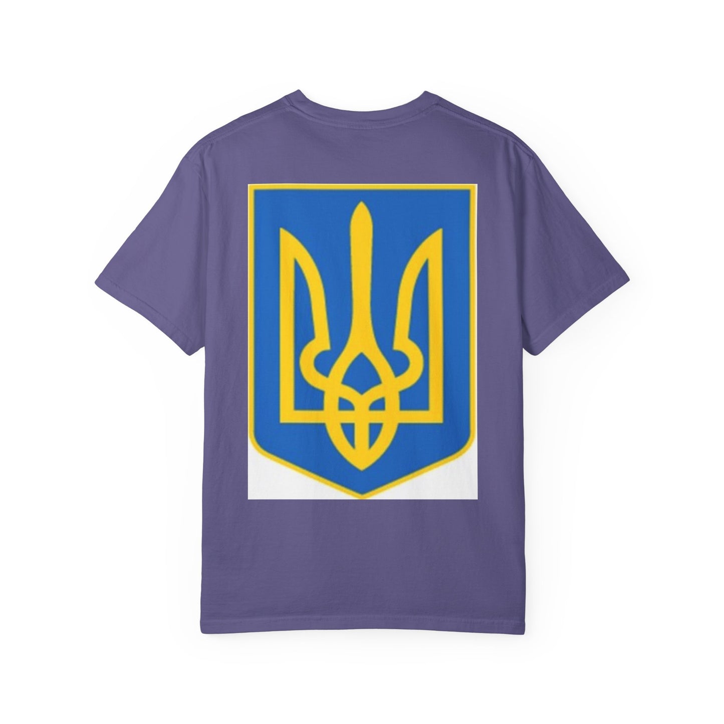 I Support Ukraine T-Shirt — Ukrainian Flag & Tryzub Graphic