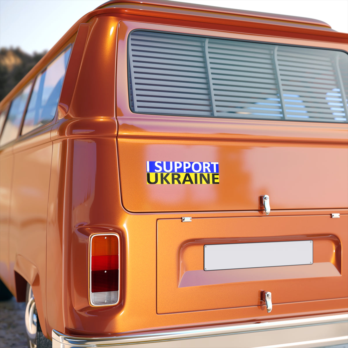 I SUPPORT UKRAINE Bumper Sticker