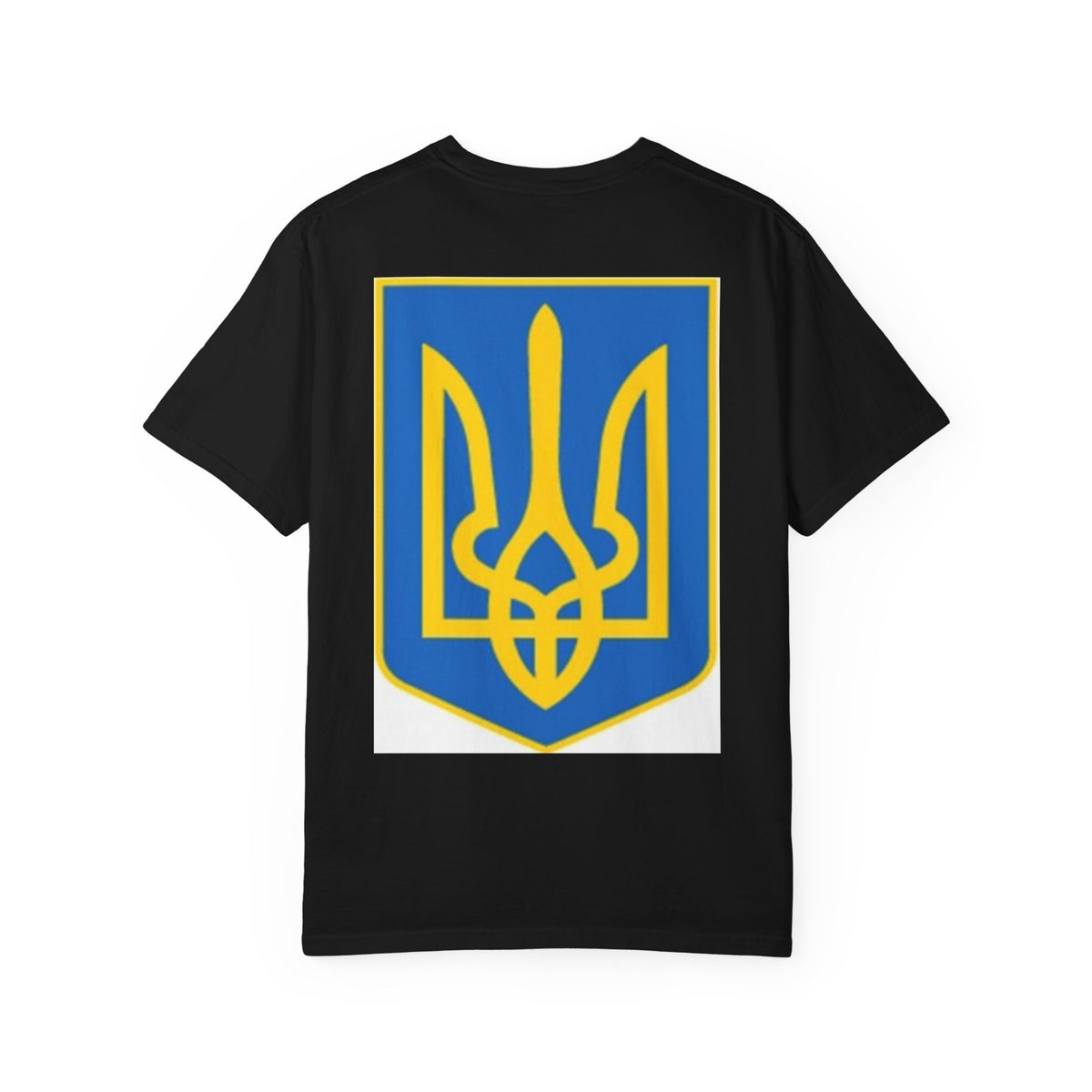 I Support Ukraine T-Shirt — Ukrainian Flag & Tryzub Graphic