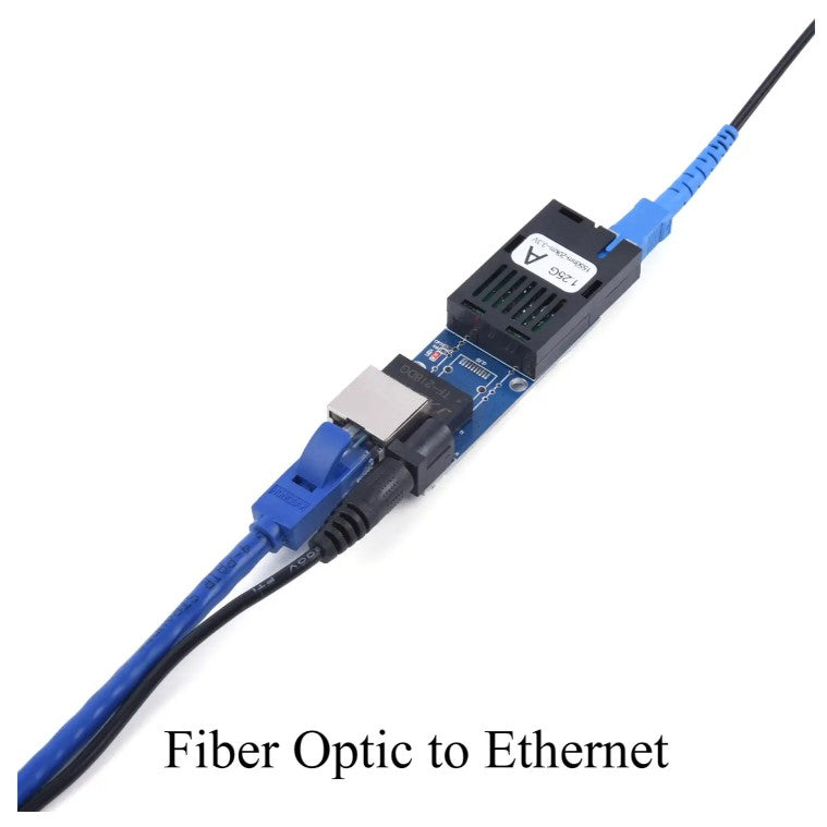 Fiber-ethernet media converters for a secret drone lab in UKRAINE