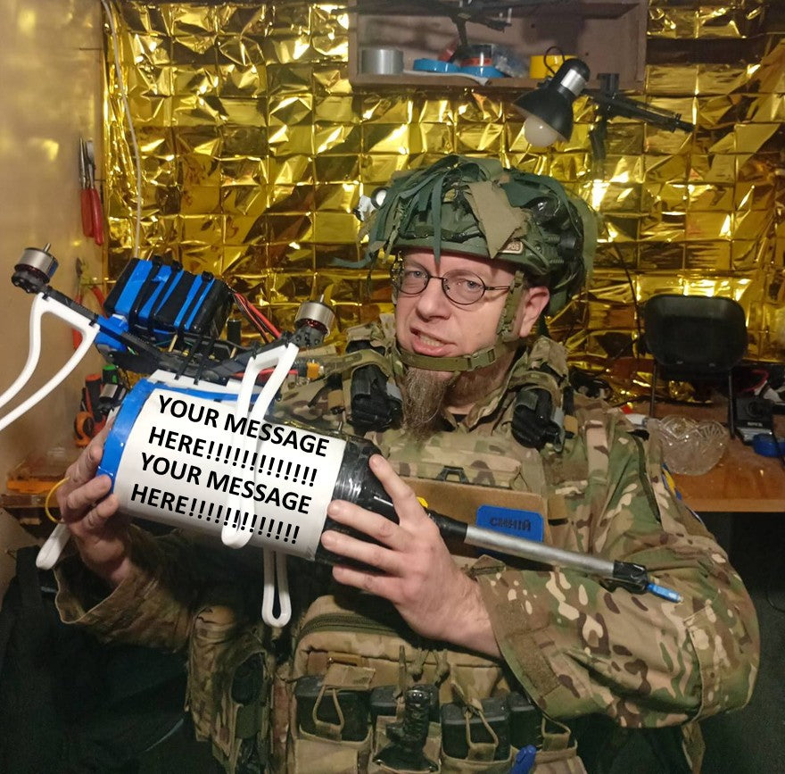 Your name or message on a drone!