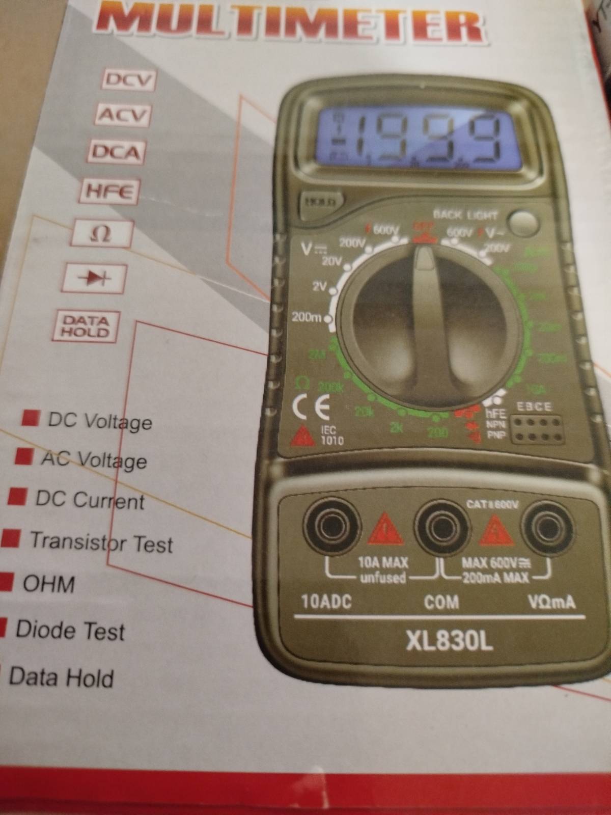 Multimeter for a secret Drone lab in UKRAINE